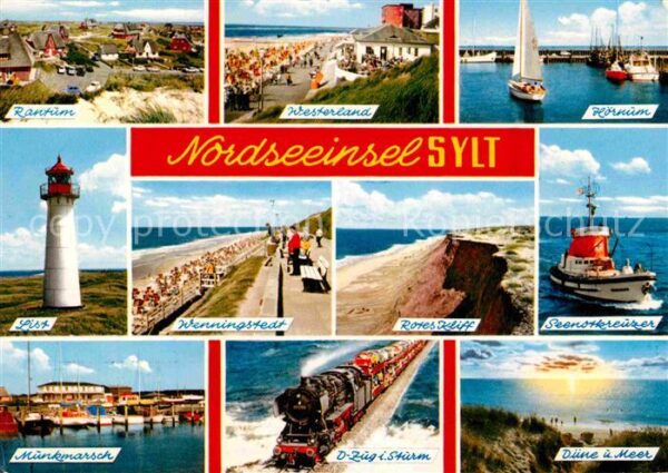 Insel Sylt Rantum Westerland Hörnum List Wenningst