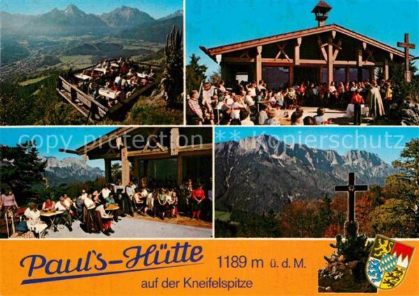 Maria Gern Pauls Hütte Kneifelspitze Gipfelkreuz A