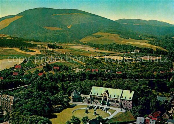 Goslar Kaiserpfalz Fliegeraufnahme