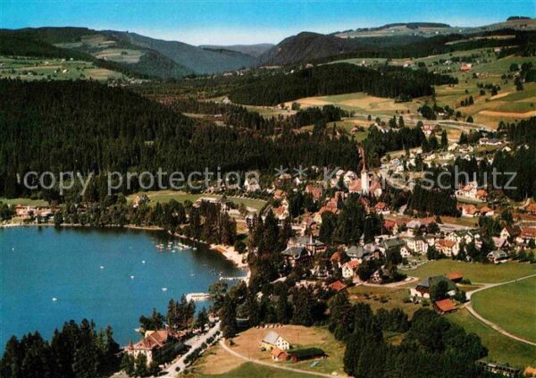 Titisee Gesamtansicht mit Titisee Schwarzwald F