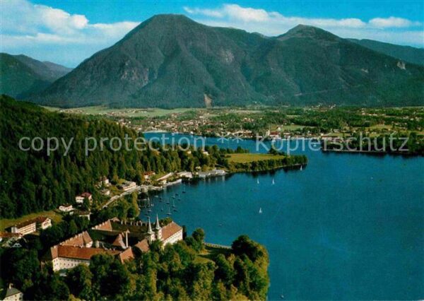 Tegernsee Schloss und Wallberg Mangfallgebirge Fl
