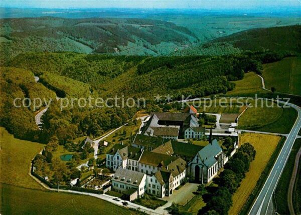 Heimbach Eifel Abtei Mariawald Fliegeraufnahme