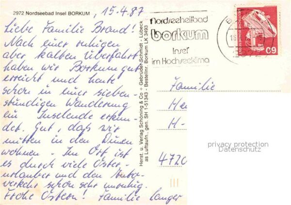 Borkum Nordseeinsel Fliegeraufnahme – Bild 2