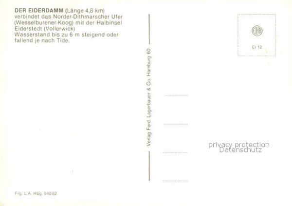 Wesselburen Eiderdamm Fliegeraufnahme – Bild 2