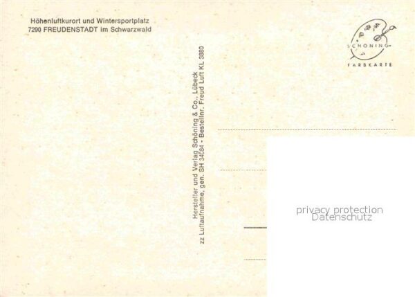 Freudenstadt Höhenluftkurort Wintersportplatz Schwar – Bild 2