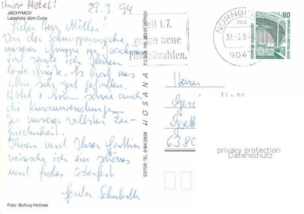 Jachymov Lazensky dom Curie Hotel Restaurant Emp – Bild 2