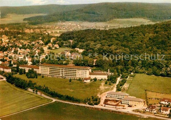 Bad Pyrmont Kurhaus Klinik Fliegeraufnahme