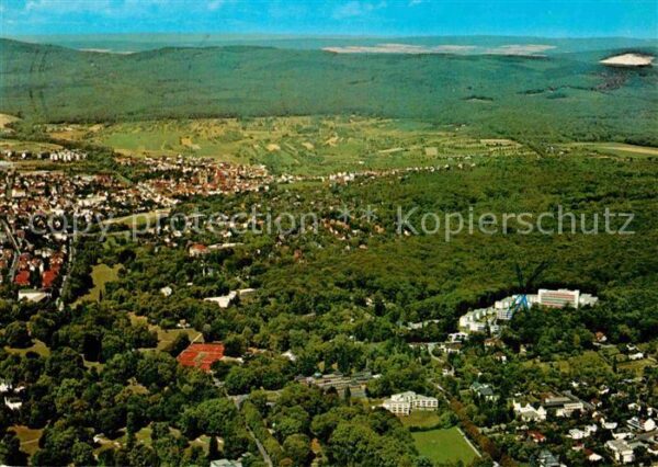 Bad Homburg Teilansicht mit Kurpark Fliegeraufnahme
