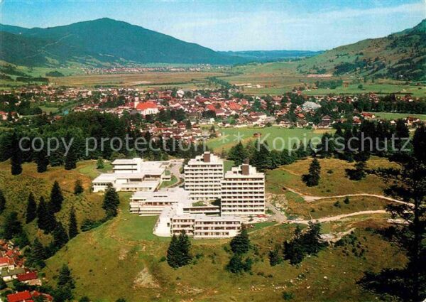 Oberammergau Rheumaklinik Fliegeraufnahme
