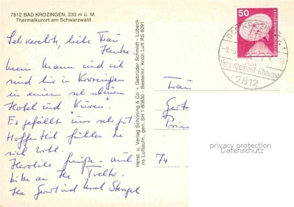 Bad Krozingen Thermalkurort Schwarzwald Fliegeraufnah – Bild 2