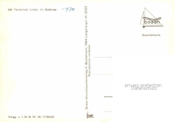 Lindau Bodensee Halbinsel Deutsch Österreichische Grenz – Bild 2