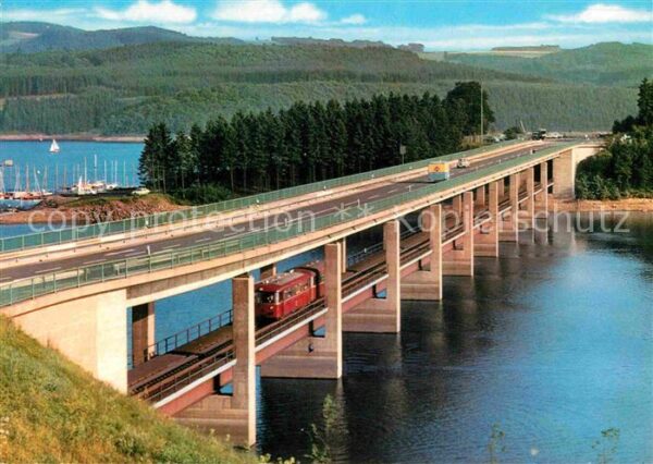 Biggesee Doppelstöckige Listertalbrücke