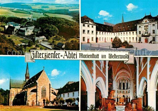 Marienstatt Westerwald Zisterzienserabtei Kloster Kirche Flieg