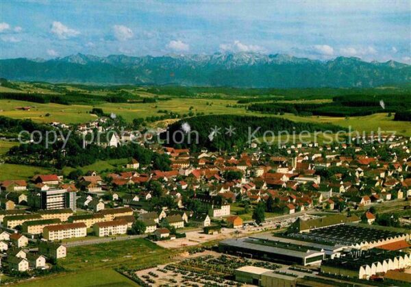 Marktoberdorf mit Ammergauer Bergen Kenzen Hochgebirg