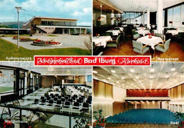 Bad Iburg Kurhaus Kneippheilbad Wandelhalle Saal