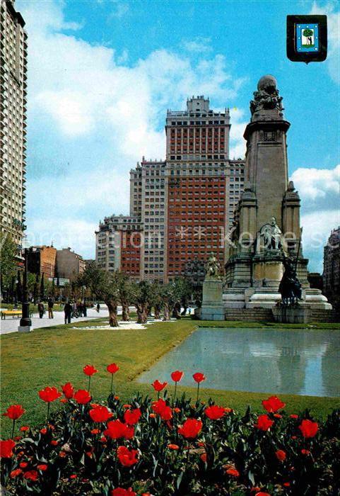 Madrid Spain Plaza de Espana Monumento