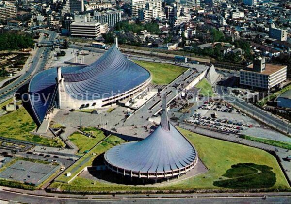 Tokyo Yoyogi Sports Center aerial view