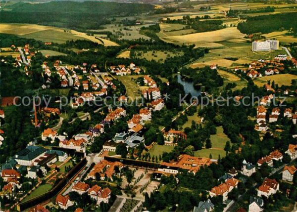 Bad Salzuflen Kuranlagen Fliegeraufnahme