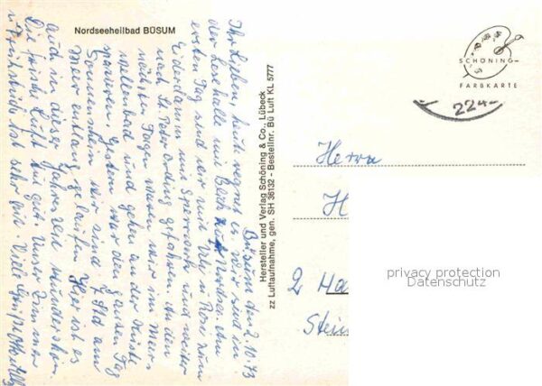 Buesum Nordseebad Hafen Strand Hotels Leuchtturm Fliegera – Bild 2