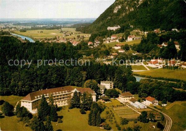 Marquartstein Kneippsanatorium Chiemgau Fliegeraufnah