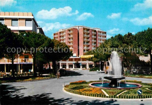 Lignano Sabbiadoro Centro Fontana Zentrum Springbrunnen