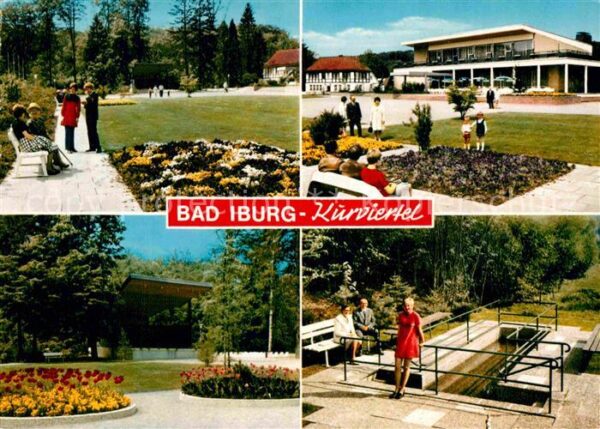Bad Iburg Kurviertel Kurpark Musikpavillon Kurhau