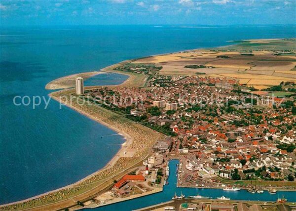 Buesum Nordseebad Fliegeraufnahme