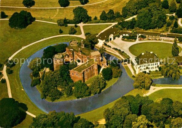 Linn Krefeld Wasserburg Museumszentrum Fliegeraufnah