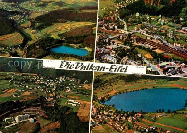Eifel Region Die Vulkan Eifel Daun Gerollten Manders