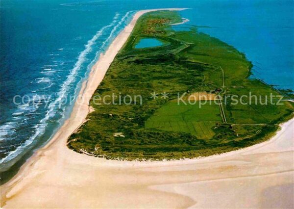 Insel Juist Nordseebad Fliegeraufnahme