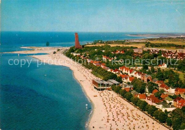 Laboe Strand Marine Ehrenmal Fliegeraufnahme