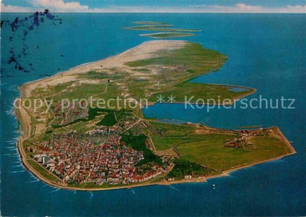 Norderney Nordseebad Luftbild aus 1000 m Flughöhe