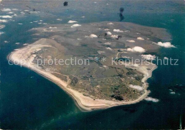 Borkum Fliegeraufnahme aus 4800 m Höhe