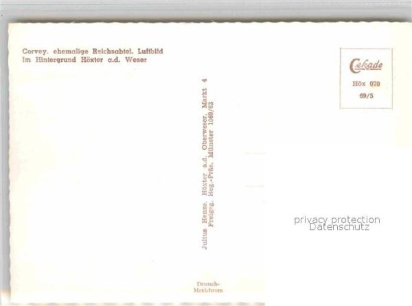 Corvey Ehemalige Reichsabtei im Hintergrund Hö – Bild 2