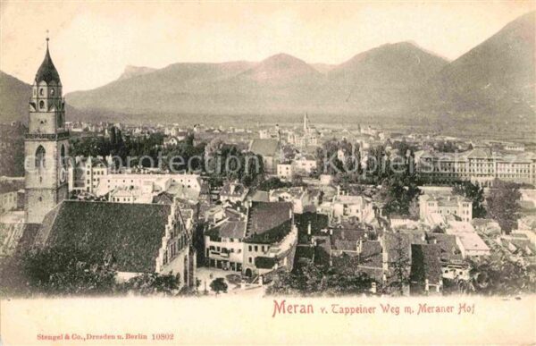 Meran Merano Tappeiner Weg Meraner Hof