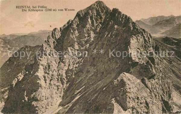 Fuessen Allgaeu Reintal Köllerspitze
