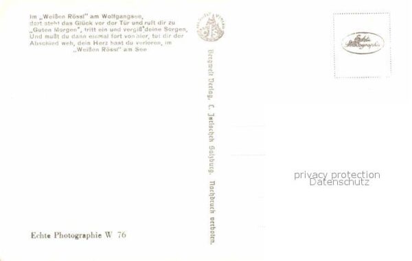St Wolfgang Salzkammergut Zum weissen Rössel – Bild 2