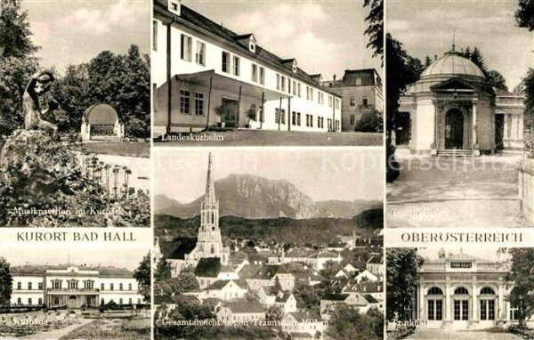Bad Hall Oberoesterreich Landeskurheim Trinkhalle Musikpavillon