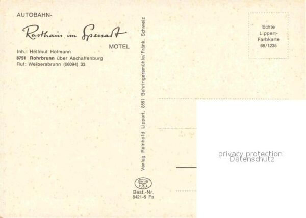 Rohrbrunn Autobahn-Rasthaus – Bild 2