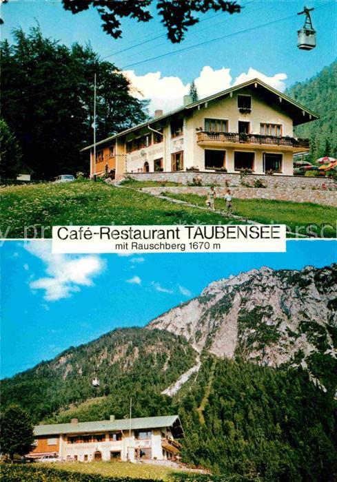 Ruhpolding Cafe Taubensee