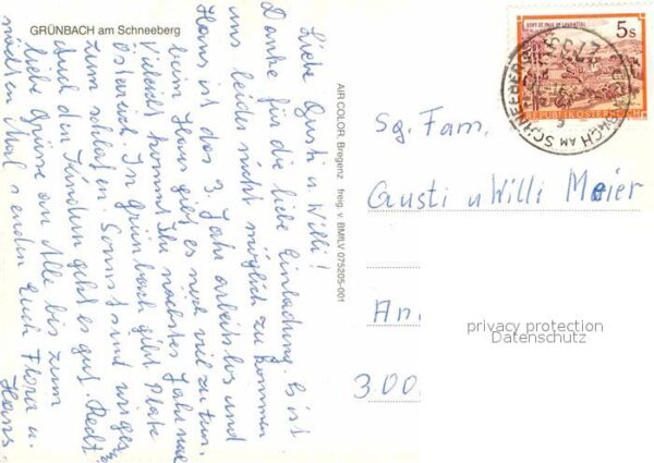 Gruenbach Schneeberg Fliegeraufnahme – Bild 2