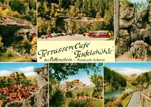 Pottenstein Oberfranken TerrassenCafe Teufelshöhe