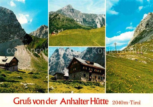 Anhalter Huette Panorama Gifelkreuz Teilansicht