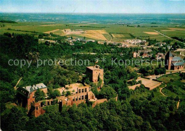 Nideggen Eifel Fliegeraufnahme Burg