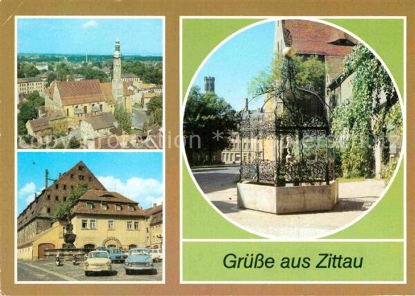 Zittau Klosterkirche Samariterbrunnen Grüner B