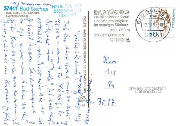 Bad Sachsa Harz Reichsbundheim – Bild 2