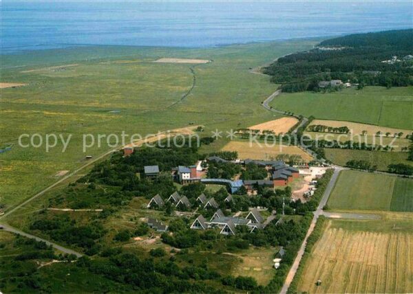 Cuxhaven Duhnen Nordseebad Fliegeraufnahme Dünenhof Posterholungsh