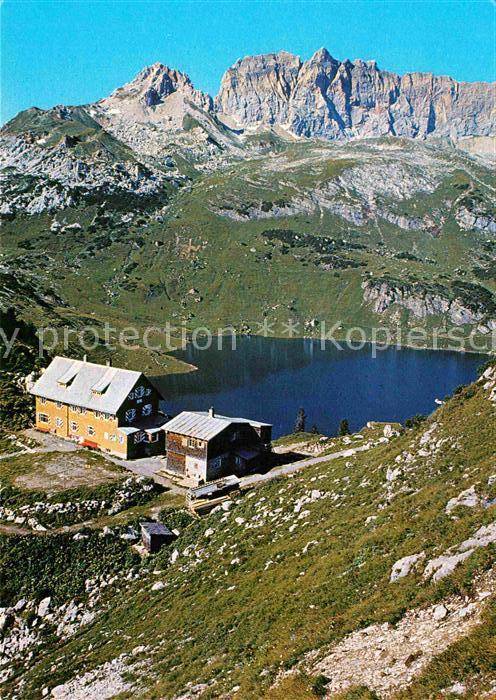 Vorarlberg Freiburger Hütte Formarinsee Roter Wand