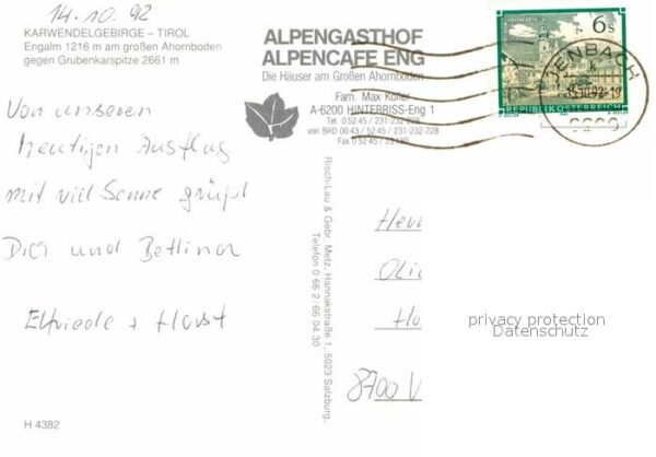 Hinterriss Tirol Alpengasthof Eng – Bild 2