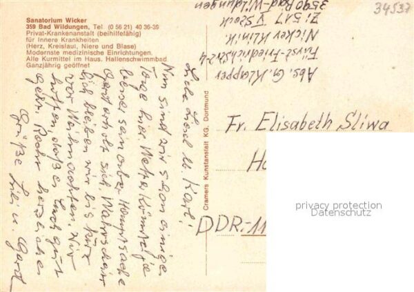 Bad Wildungen Sanatorium Winkler – Bild 2